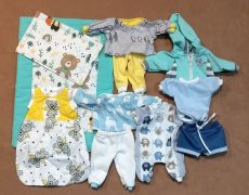 Fiú csomag 25-30cm-es játék babára