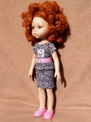 Pink leopárd szett 32cm-es babára