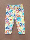 Virágos leggings, játékbaba ruha