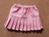 Mályva rakott szoknya játékbabára 